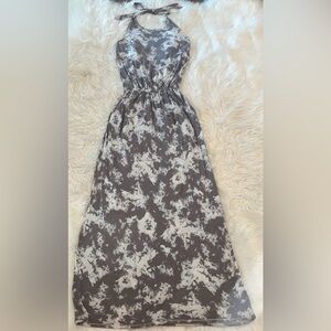 RACHEL Rachel Roy Tie Dye Halter Maxi Dress